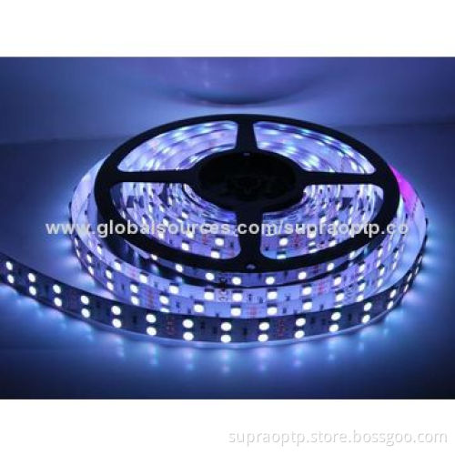 Warm White Color Flexible LED Strip, 30 Pieces of 3528 SMD LEDs/Meter, 120 Degrees Beam Angle